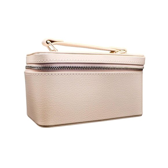 PANDORA Tan Leather Jewelry Travel Box - Picture 2 of 6